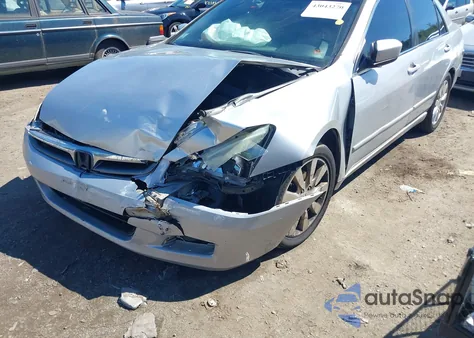 2007 Honda Accord 3.0 Ex из США, поврежденный, VIN 1HGCM66547A051675